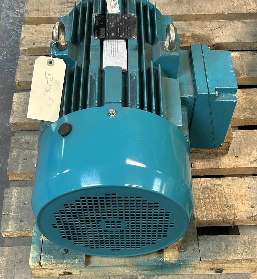 BROOK CROMPTON,1DN,AC MOTOR 15HP 1760RPM 208-230/460V 3PH 254T FRAME