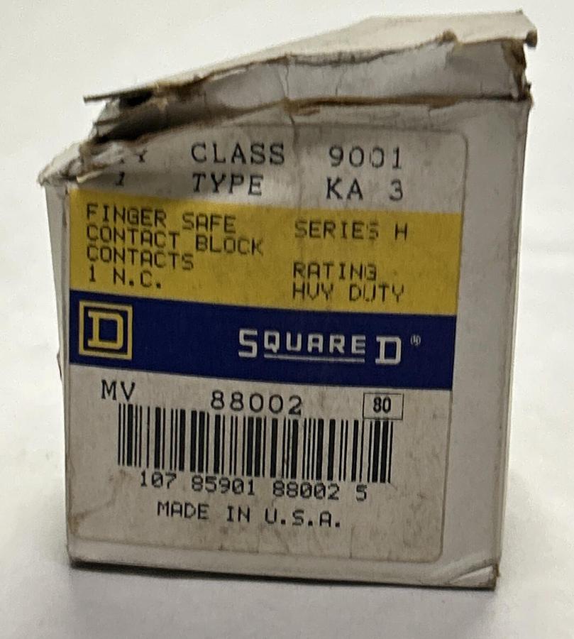 SQUARE D,9001-KA3,CONTACT BLOCK NOS