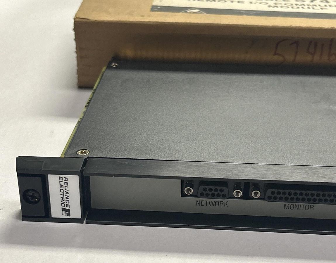 Used RELIANCE,0-57416-K,REMOTE I/O COMMUNICATIONS MODULE NEW