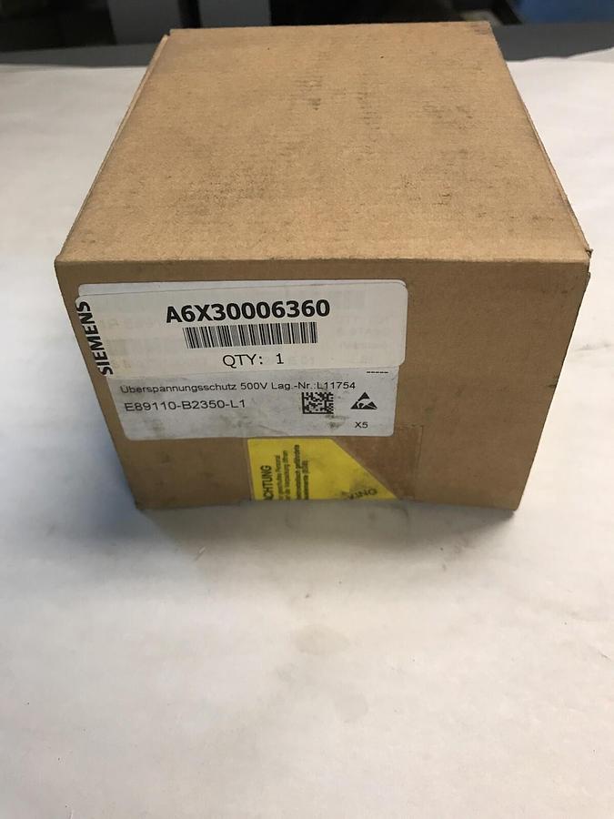 Used Siemens,A6X30006360 E89110-B2350-L1 ,Surge Suppressor