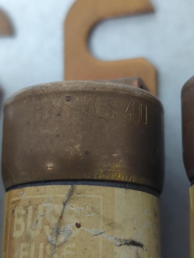 Used COOPER BUSSMANN,ALS-400,FUSE 400 AMP LOT OF 5 PRE-OWNED