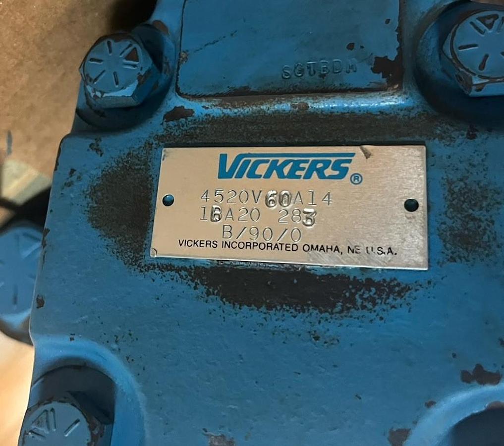 Used VICKERS,4520V-60A14-1BA20-283-B-90/0,HYDRAULIC VANE PUMP