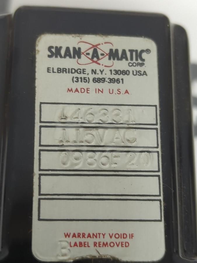 SKAN-A-MATIC,T46331,PHOTOELECTRIC TIMER 115VAC NOS
