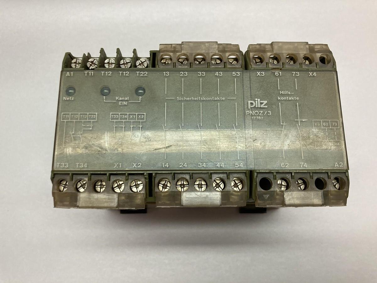 Used Pilz,474895 PNOZ/3,Safety Relay 24VDC