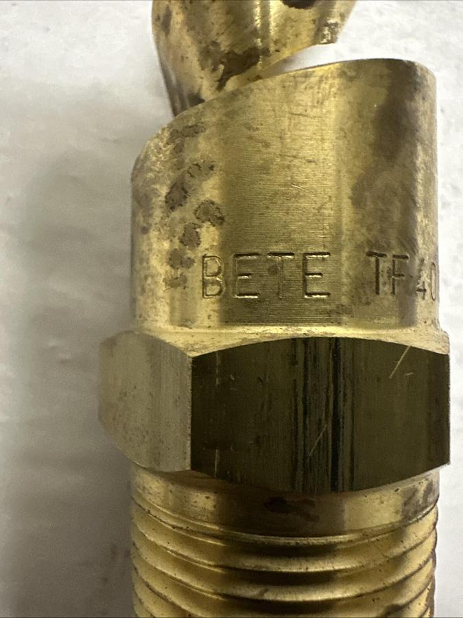Bete,TF40NN,Fog Nozzle 1" Brass
