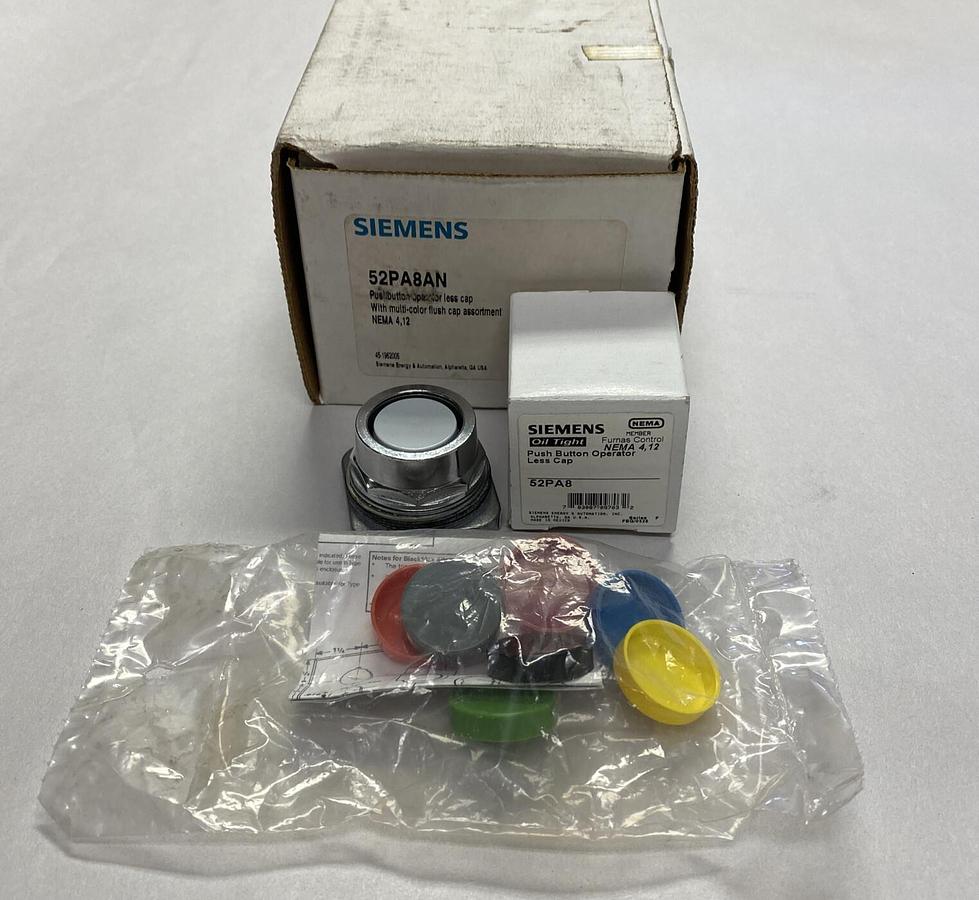 Used SIEMENS,52PA8AN,PUSHBUTTON NEW