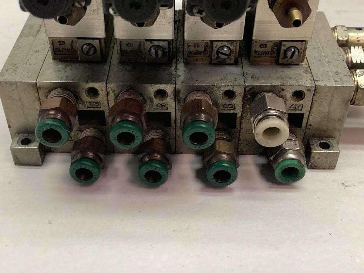 Used Numatics,031SS4004000061,Solenoid Valve w/Sub-D Connector Block