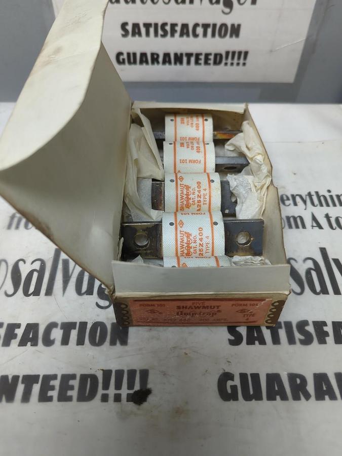 SHAWMUT,AMP-TRAP A25Z400,TYPE-4 FUSE 400 AMP BOX OF 5 NOS