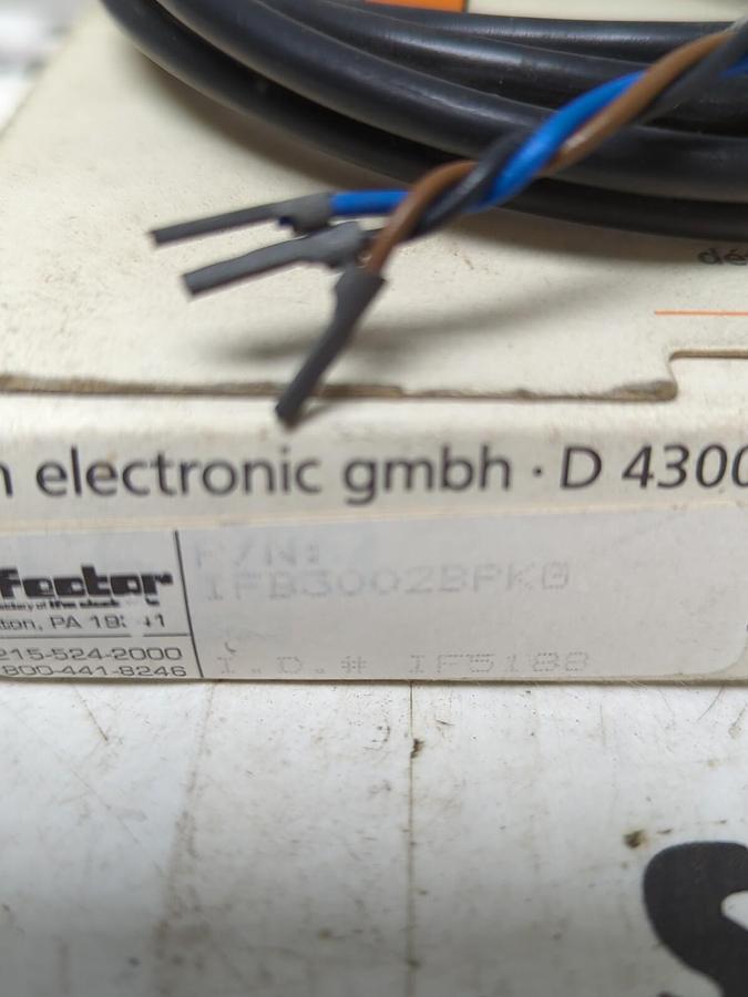 EFECTOR FM,IFB3002BPKG,INDUCTIVE SENSOR NOS