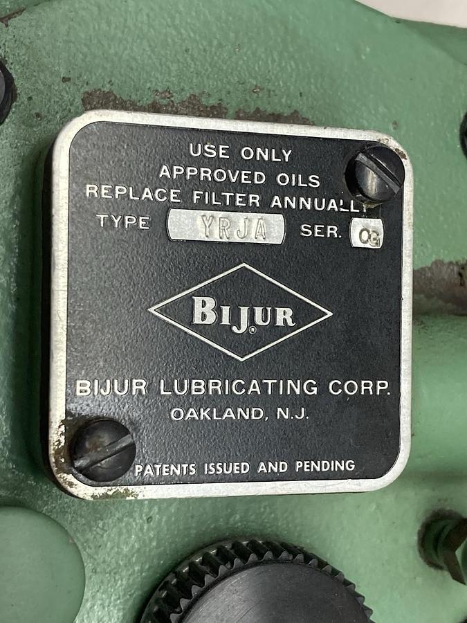 Used Bijur,Type YRJA Ser OG,Mist Lubricator