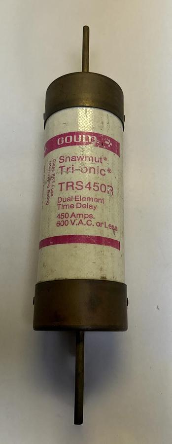 Used GOULD SHAWMUT,TRS450R,FUSE 450A 600V