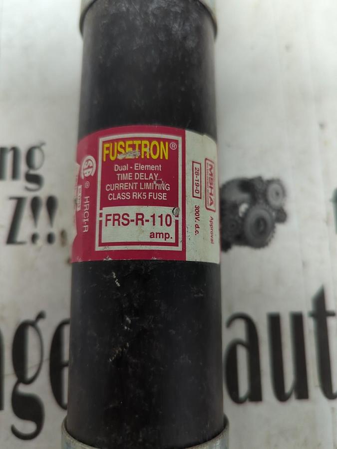 COOPER BUSSMANN,FRS-R-110,DUAL-ELEMENT 110 AMP FUSE NOS