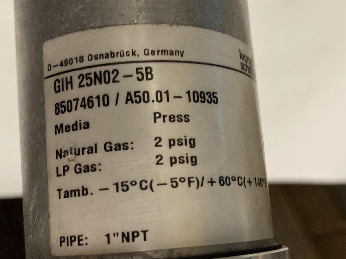 Krom Schroder,GIH 25N02-5B,Pressure Regulator