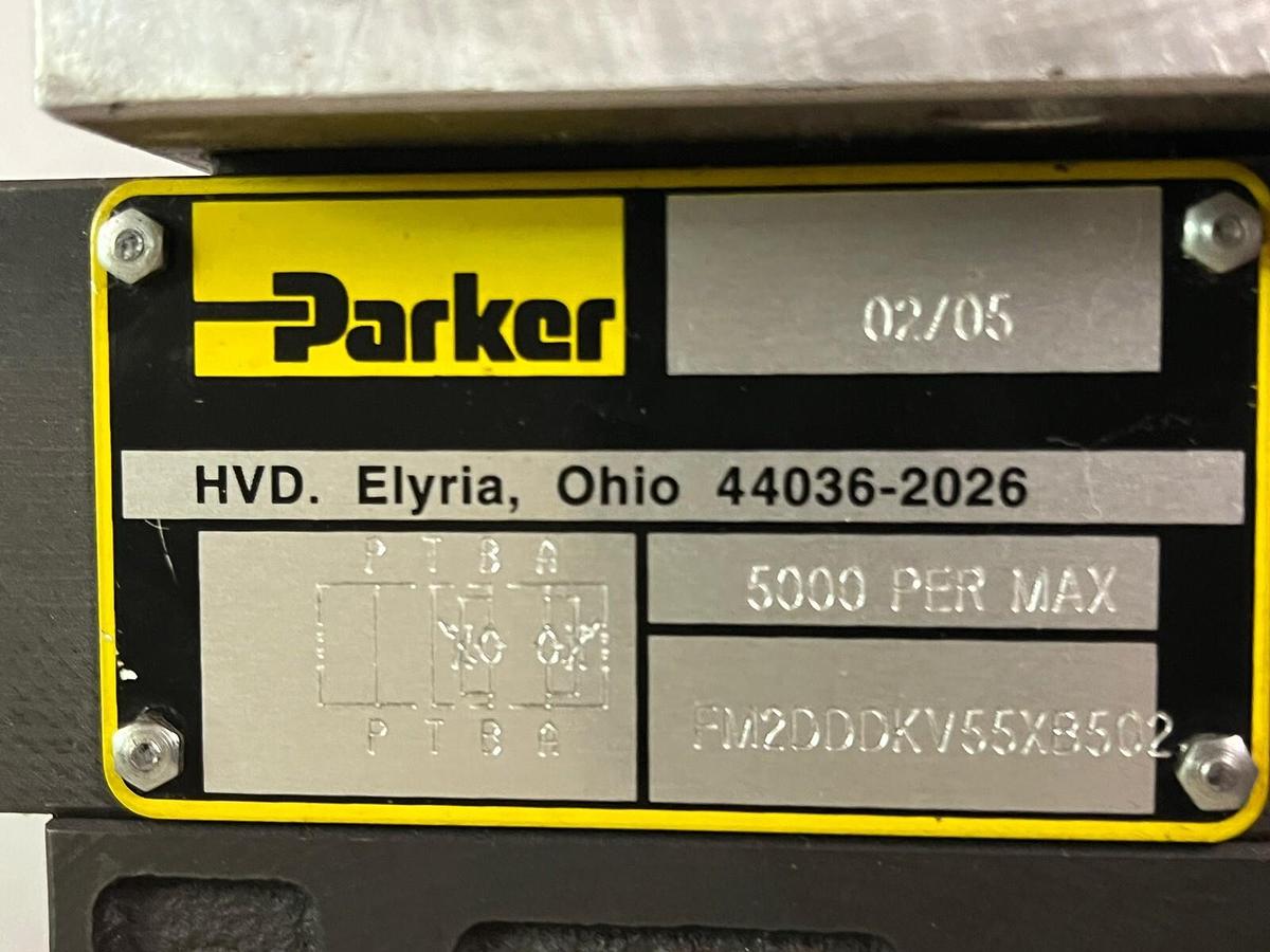 Used PARKER,D1VW020HVYCF5 82,HYDRAULIC VALVE ASSEMBLY
