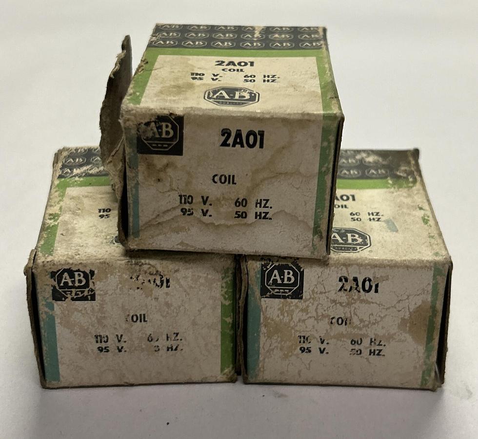 ALLEN BRADLEY,2A01,COIL LOT OF 3 NOS