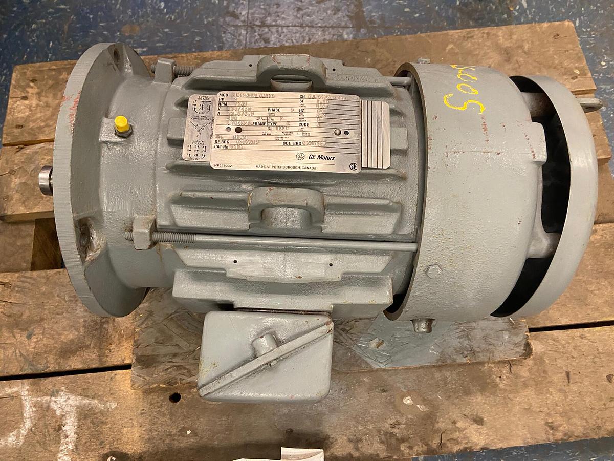 Used General Electric,GE 5K184QPL4JA7A,5Hp Motor 1745RPM  Frame L184HP10