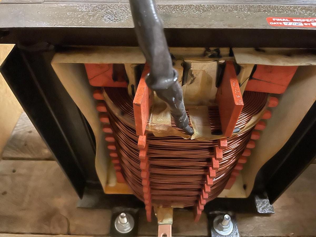 Used HUNTERDON TRANSFORMER,TTC-22520-1,REACTOR 1PH FREQ 60/300 IND 0.118H CURRENT 17A