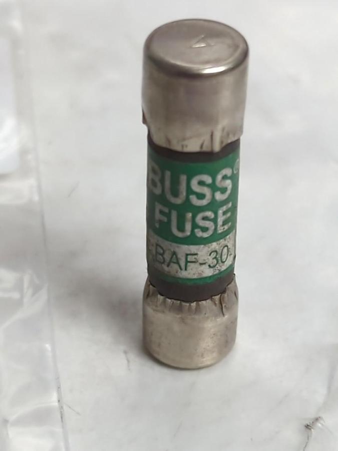 Used COOPER BUSSMANN,BAF-30,BUSS 30 AMP FUSE LOT OF 7 PRE-OWNED