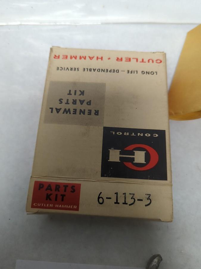 CUTLER-HAMMER,6-113-3,CONTACT RENEWAL PARTS KIT NOS