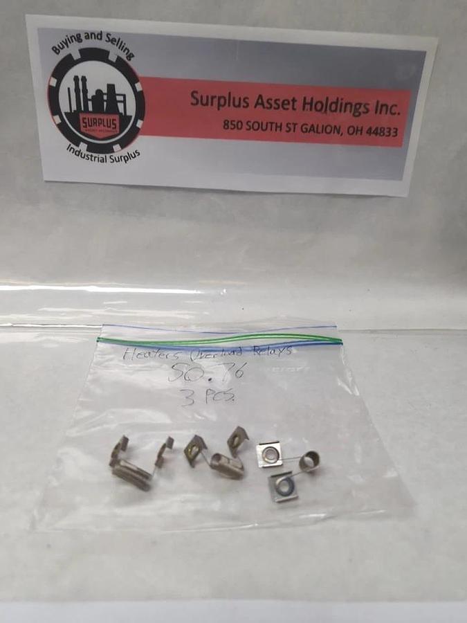 Used JOSLYN CLARK,S0.76,OVERLOAD THERMAL HEATER ELEMENT LOT OF 3 PRE-OWNED