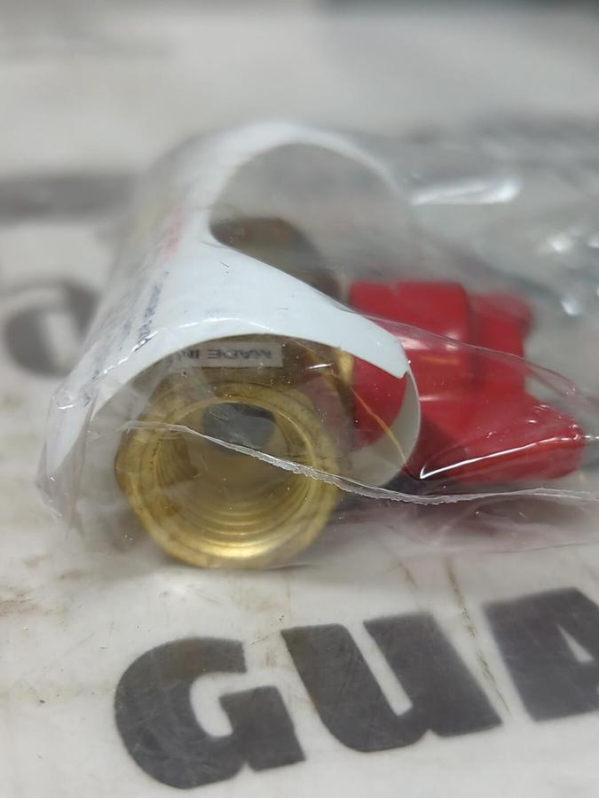 WINTERS,SMV533LF,T-HANDLE MINI BALL VALVE FEMALE X FEMALE 1/4 INCH NEW