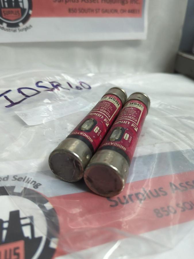 Used LITTELFUSE,IDSR60,INDICATOR 60 AMP FUSE LOT OF 2 PRE-OWNED