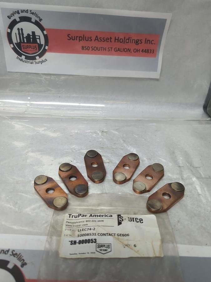 TRUPAR/GE,GE606,CONTACT LOT OF 6 NOS