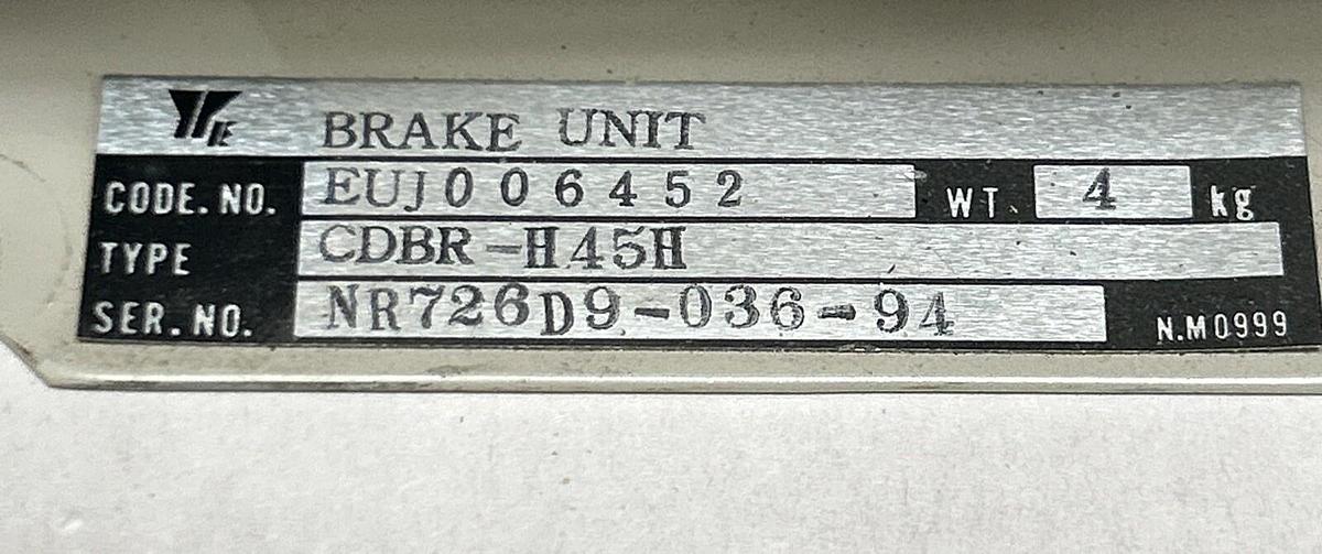 Used YASKAWA,EUJ006452,BRAKE UNIT