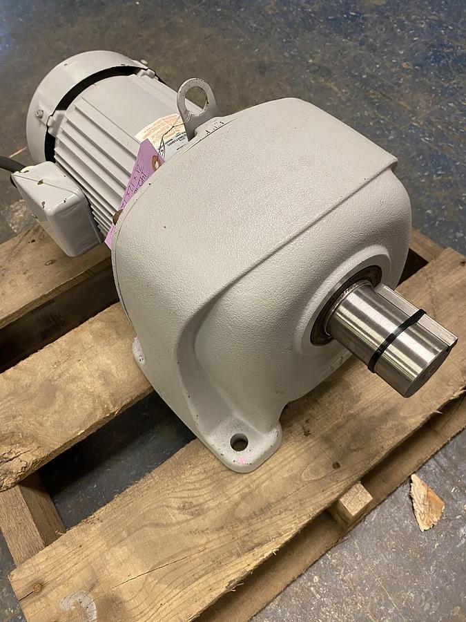 Used NISSEI GTR,G3L50W030-UTB220NS,INDUCTION MOTOR 2200w 4P RATIO 30:1