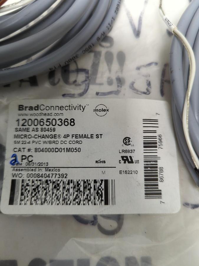 BRAD CONNECTIVITY,1200650368,MICRO-CHANGE 4P FEMALE ST LOT OF 2 NOS