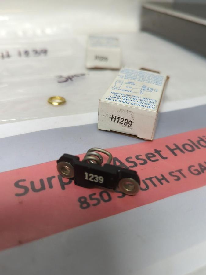 CUTLER-HAMMER,H1239,OVERLOAD HEATER ELEMENT LOT OF 3 NOS