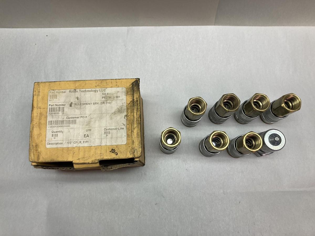 Parker,B17,Coupler Set LOT OF 8