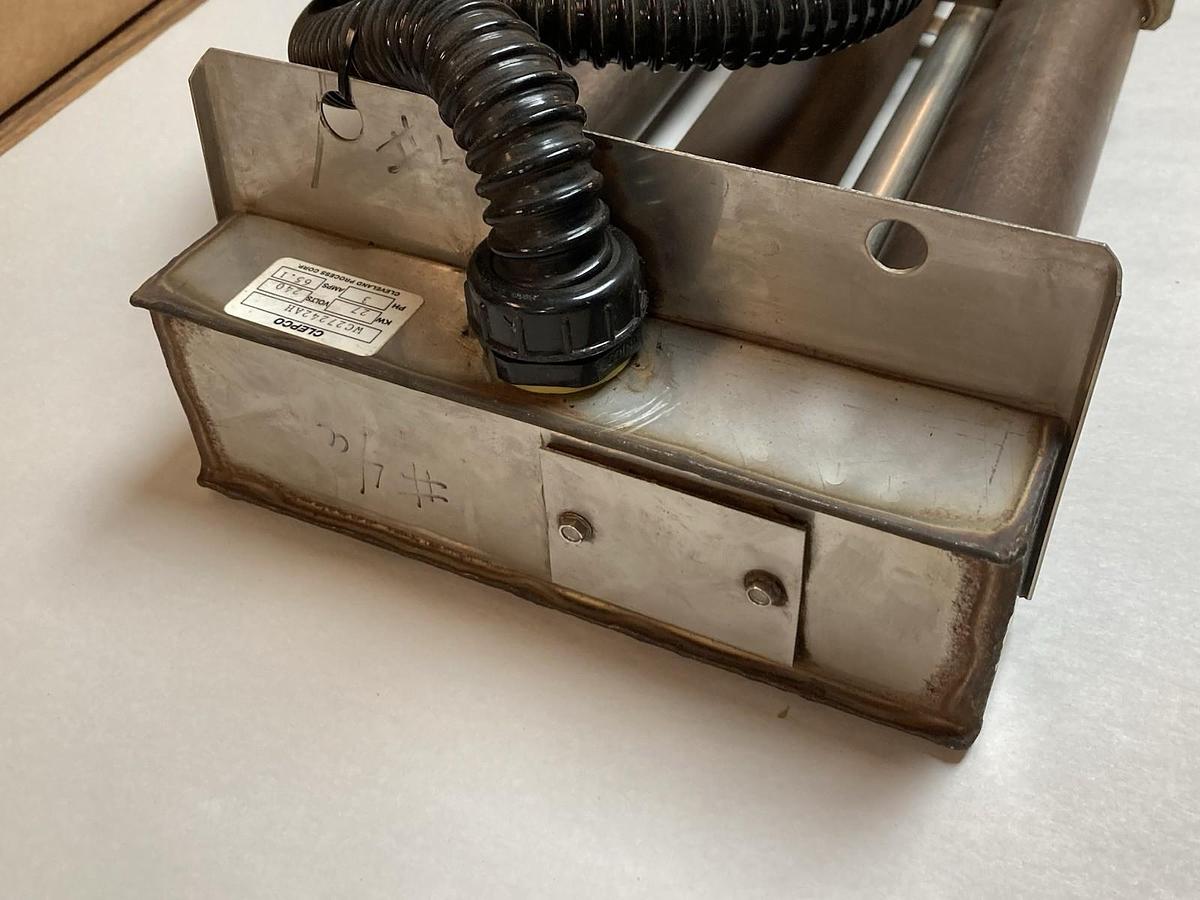 Used Clepco,WC27242AH,3-Phase Immersion Heater 27KW 240V 65.1A