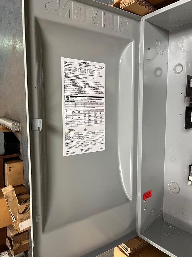 SIEMENS,HF364,200A 600V HEAVY DUTY SAFETY SWITCH