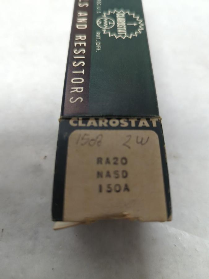 CLAROSTAT,TA20NASD150A,POTENTIOMETER 15Ω 2 WATT NOS