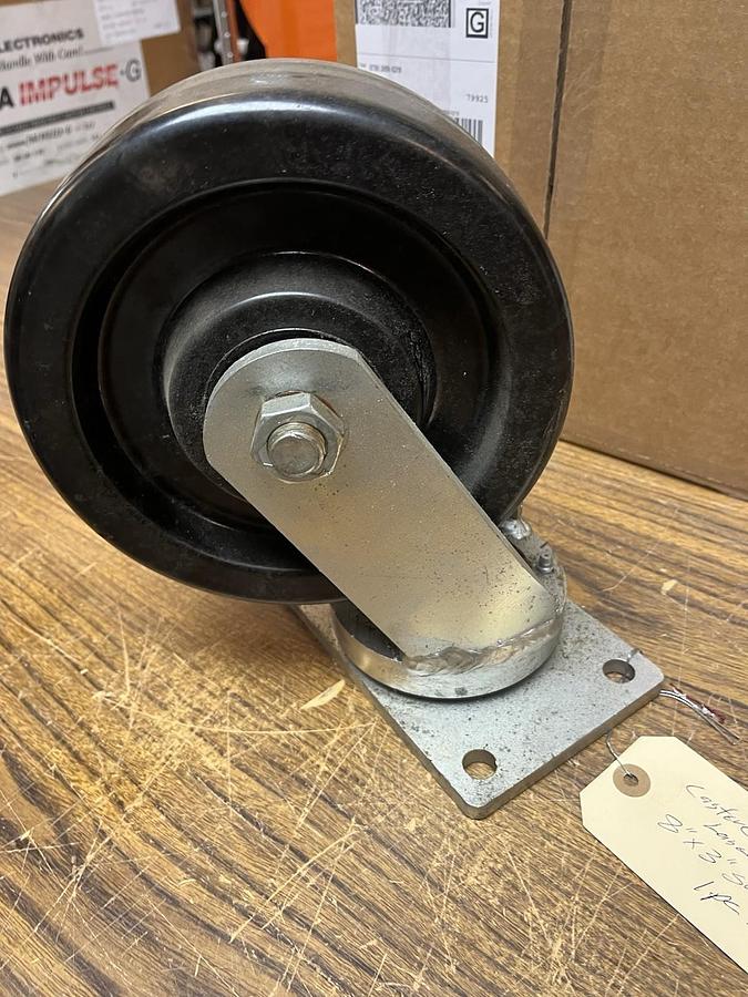CASTER CONCEPTS,8"X3" LASERLINE SWIVEL CASTER