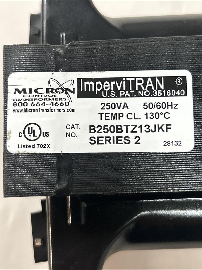 Used MICRON,B250BTZ13JKF,TRANSFORMER 250VA 230/460V