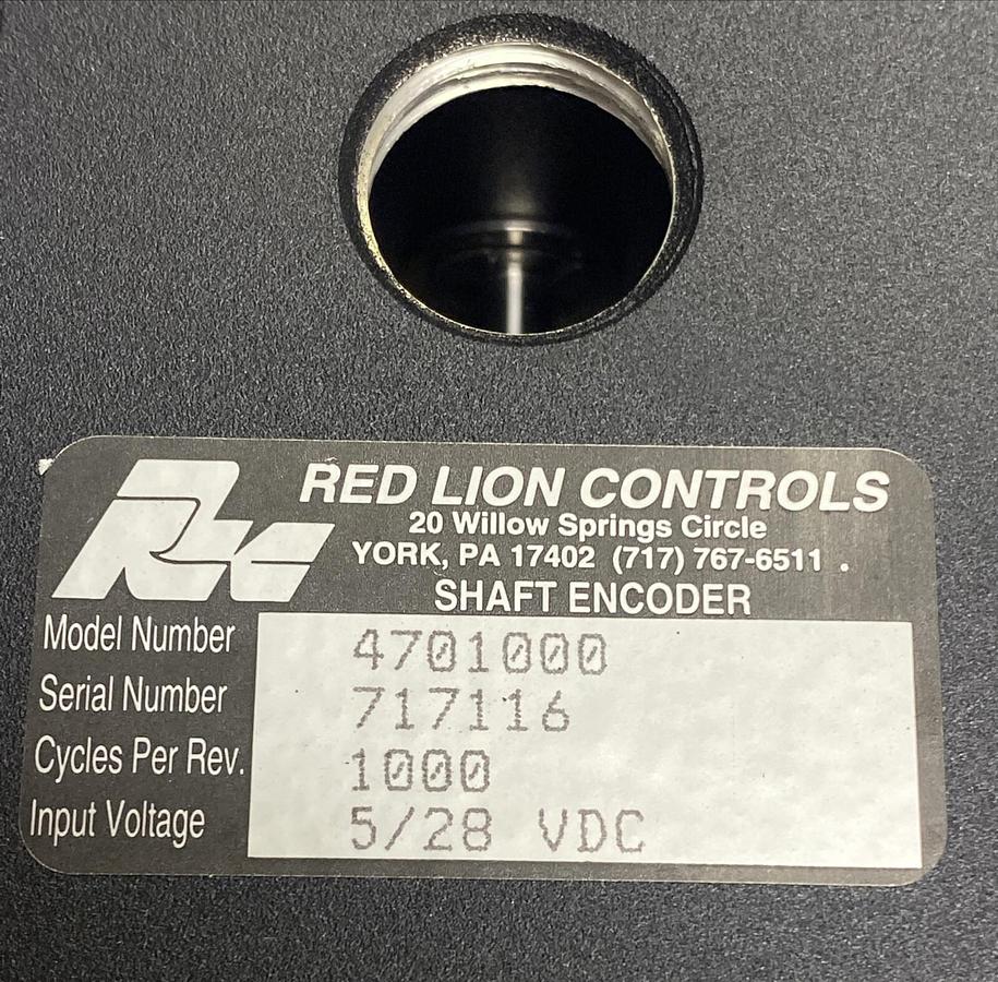Used RED LION CONTROLS,4701000,ROTARY PULSE GENERATOR NOS