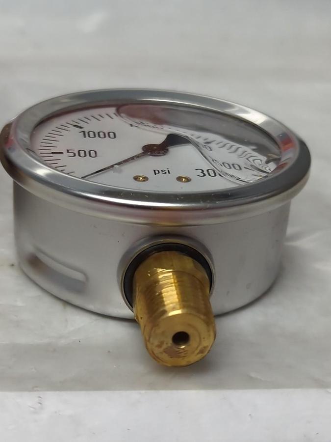 WIKA,9767150,GAUGE 2-1/2 IN FACE 1/4 IN NPT BOTTOM CONNECTION 3000PSI NOS