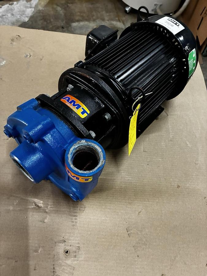 Used AMT,3152-95,CENTRIFUGAL PUMP 2"X1.5" 5HP 3450RPM 3PH