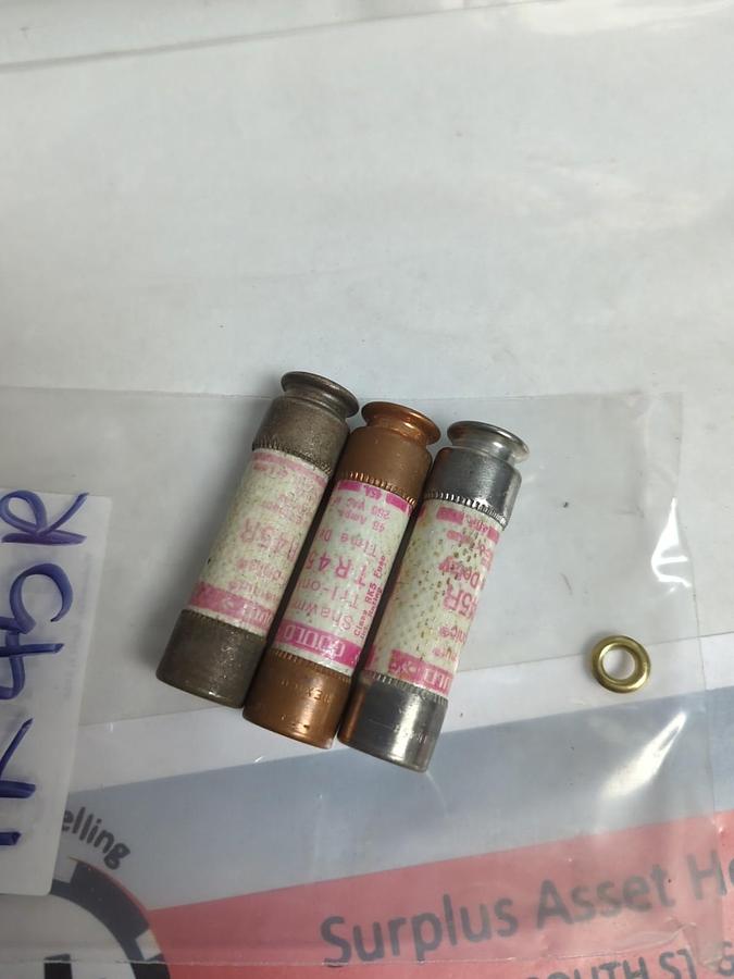 Used GOULD SHAWMUT,TR-45R,TRI-ONIC 45 AMP FUSE LOT OF 3 PRE-OWNED