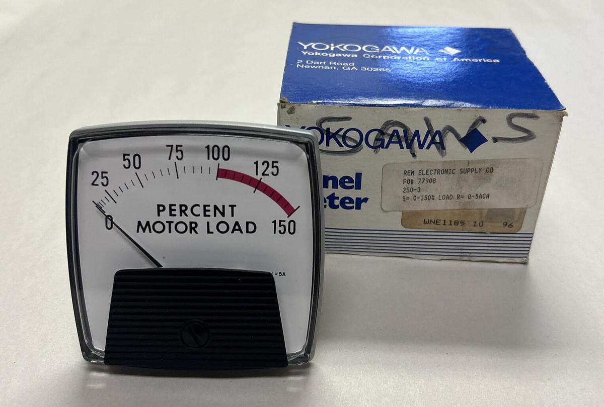 Used YOKOGAWA,250-3,PANEL METER NEW