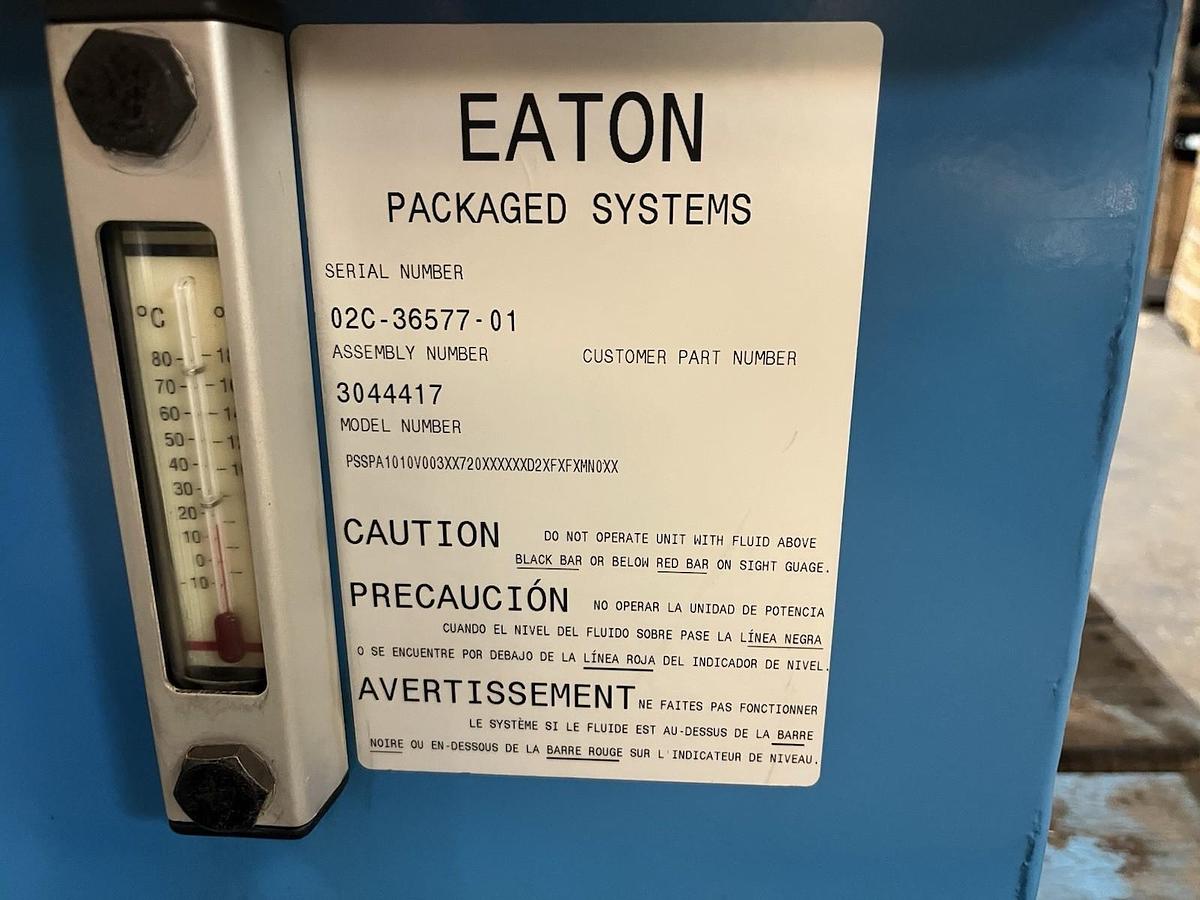 Used VICKERS,PSSPA1010V,HYDRAULIC POWER PUMP PACK 3HP 10GALS 3PH 3044417