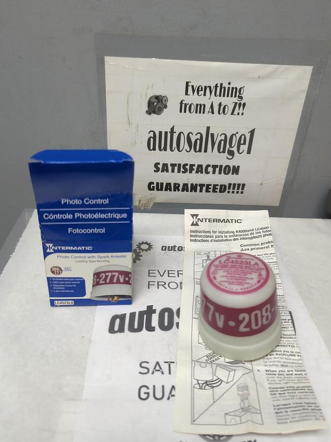 INTERMATIC,LC4523LA,PHOTO CONTROL WITH SPARK ARRESTER 208-277 VAC NOS