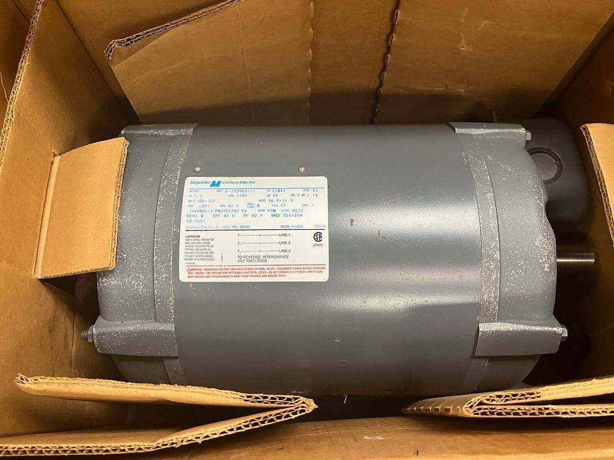 MAGNETEK,P8-5699,ELECTRIC MOTOR 5HP 3PH 1745RPM E184T