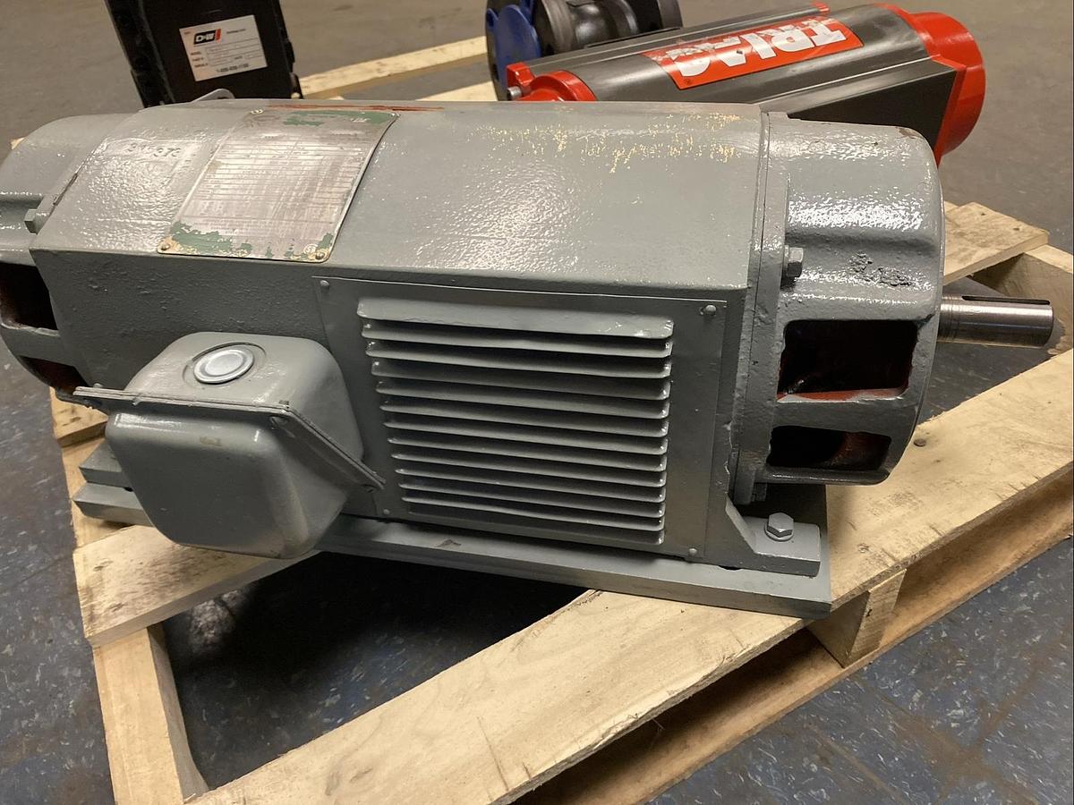 Used AJUSTO SPEDE,9033,90VDC INDUCTION MOTOR NP-1 5HP 1750RPM 230/460VAC