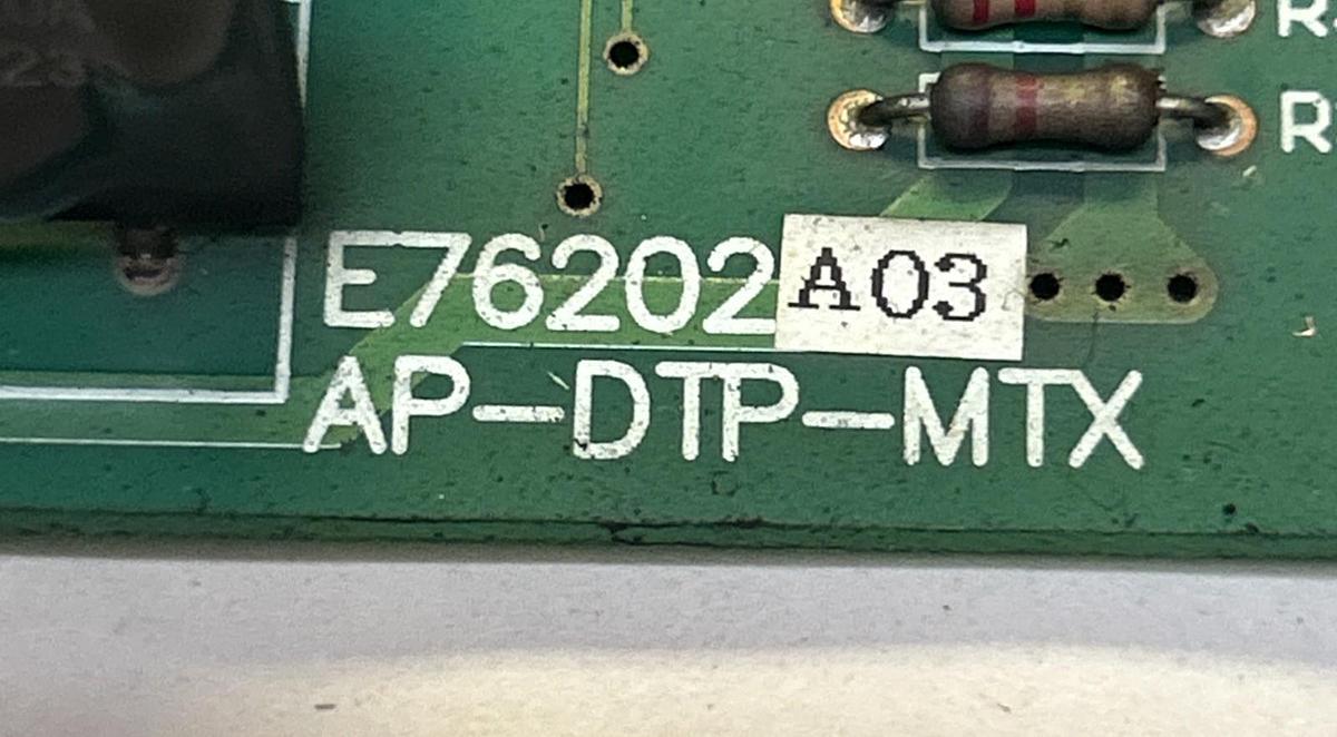 Used MORI SEIKI,AP-DTP-MTX,RELAY CONTROL CIRCUIT BOARD