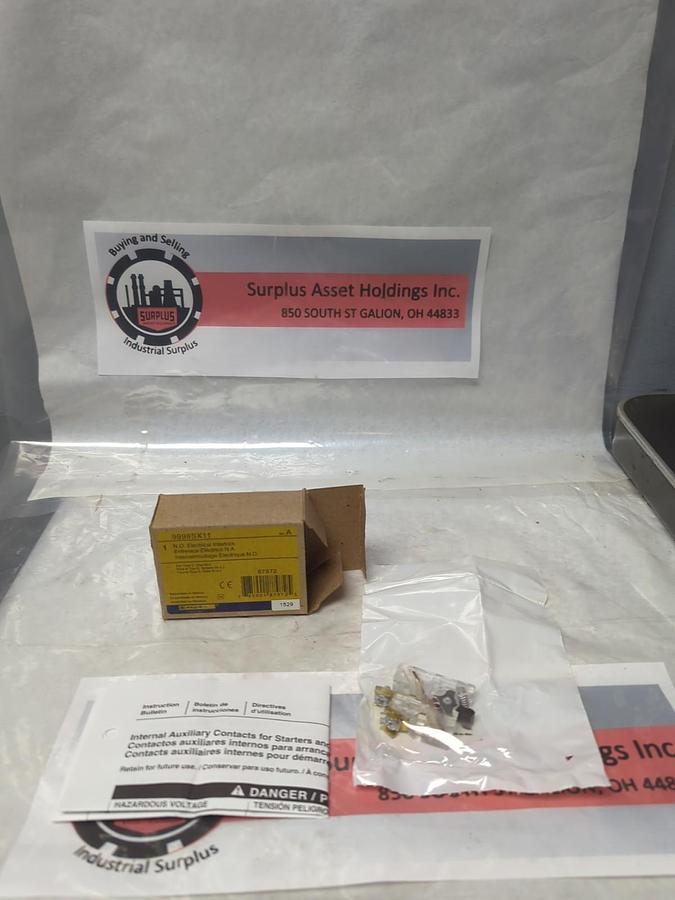SQUARE D,9999SX11,SERIES A ELECTRICAL INTERLOCK NOS
