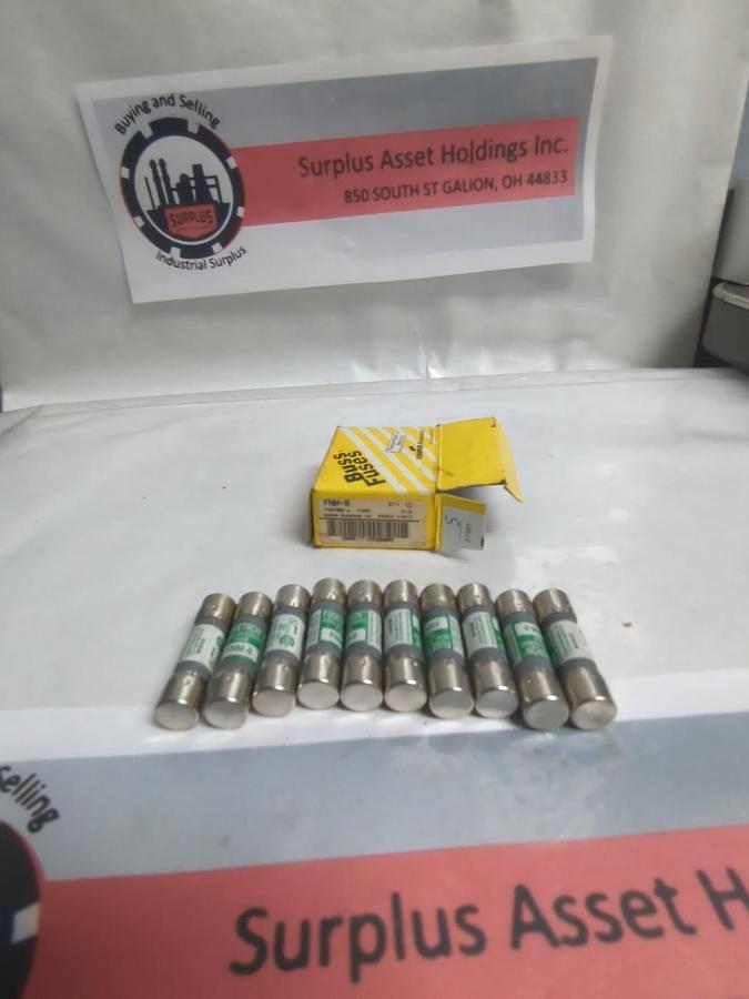 COOPER BUSSMANN,FNM-8,FUSETRON 8 AMP FUSES BOX OF 10 NOS