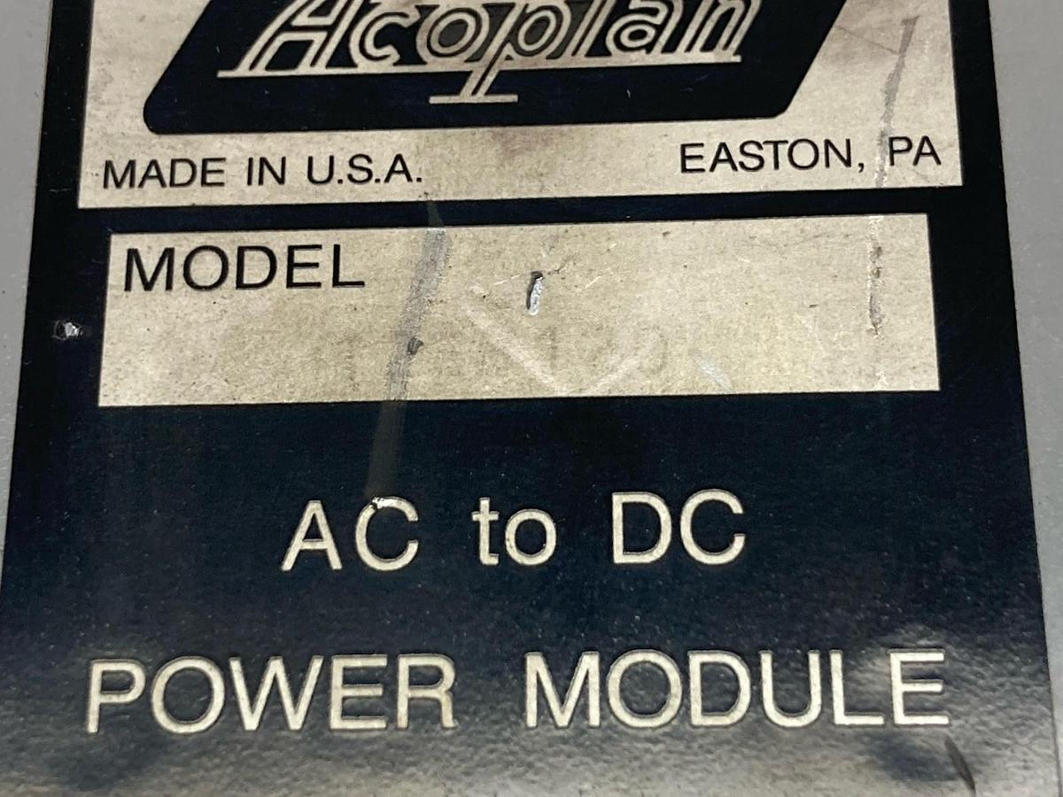 Used Acopian,12EB120,AC to DC Power Module